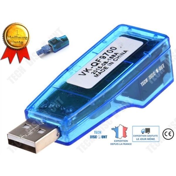 Direkt plug-in TD® USB-nätverkskort Hög kompatibilitet Stabil läsning