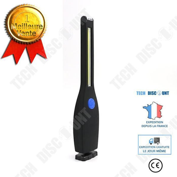 TD® Portable Light + 2 LED arbetslampa Lykta Camping Cykellampa för resor, vandringsläger