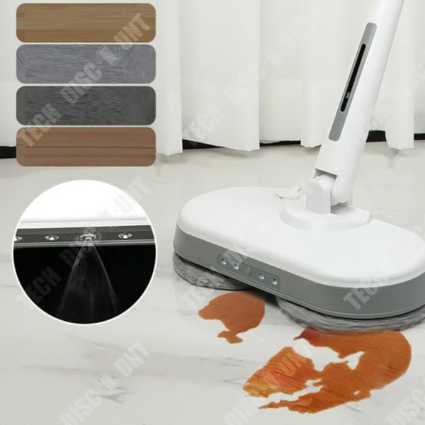 TD® Lazy Electric Mop Sladdlös elektrisk sopmaskin för hushållsbruk Automatisk vattenspraymopp allt-i-ett-maskin