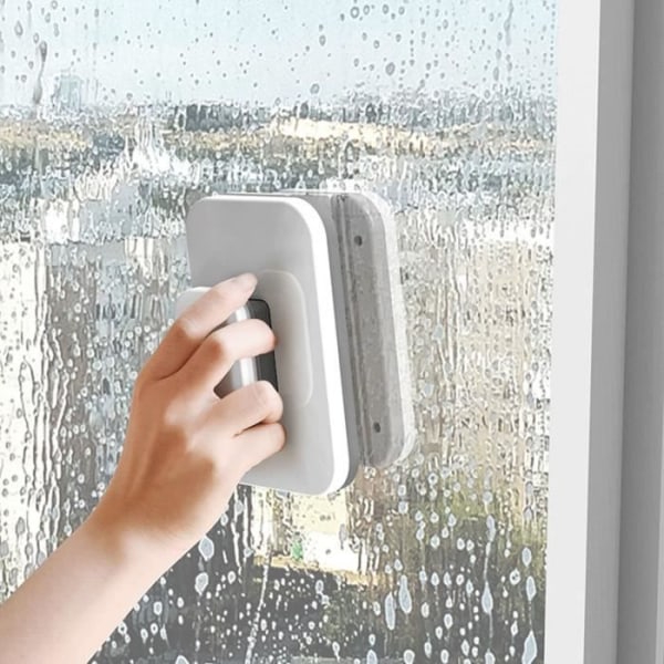 WON-magnetisk fönsterborste stark magnet Dubbelsidig magnetisk fönsterputsare Fönstertorkare för fönsterputsverktyg