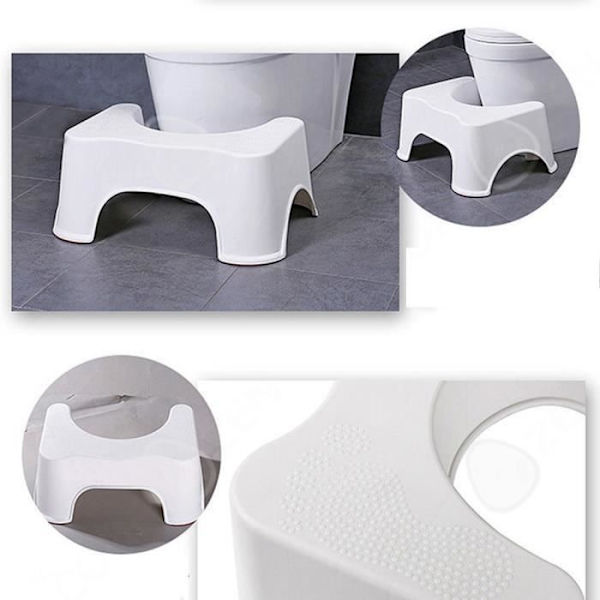 CONFO® Toilet stool, potty stool, footrest for the toilet, pregnant women, elderly children, toilet seat, stool Vit