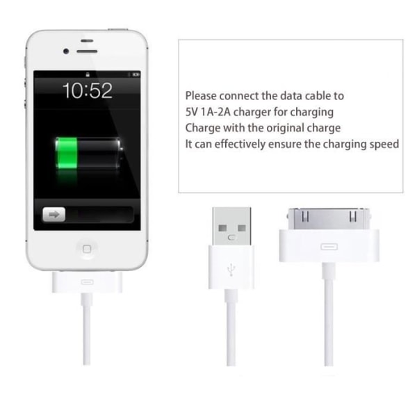 TD®-datakabel Lämplig för iphone4s/ipad2/3 Dataöverföring Snabbladdning