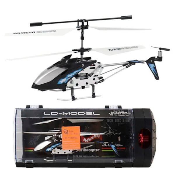 Fjärrkontroll Helikopter - Ej specificerat - Leksaksmodell - Legering - Fallbeständig - Ljus Svart