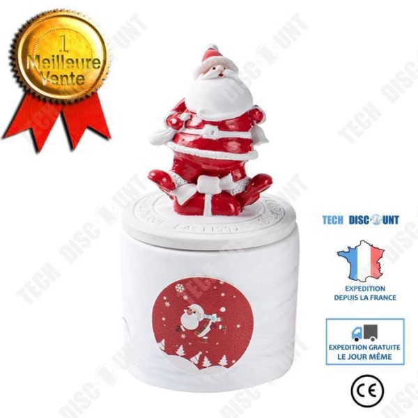 TD® Jularomaterapi Ljus Presentförpackning Tillbehör Set Arrangemang Doft Skrivbordsprydnad Varm doft Julstaty