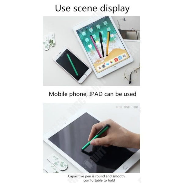 TD® 10 st Metall Stylus Pennor Grafisk Tablet Touch Bluetooth Skriva Markering Ritning Färger Mobiltelefon Skärm