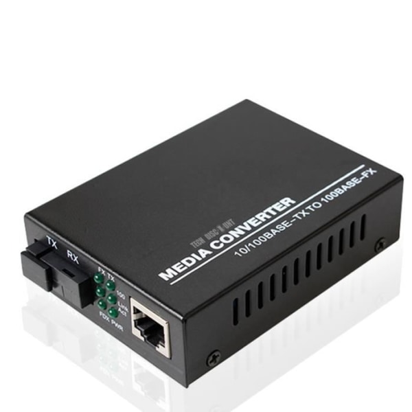 TD® Media Ethernet optisk omvandlare Sändare Mottagare Hub Transceiver Höghastighets Single Mode Fiber Integrated Network Adapter