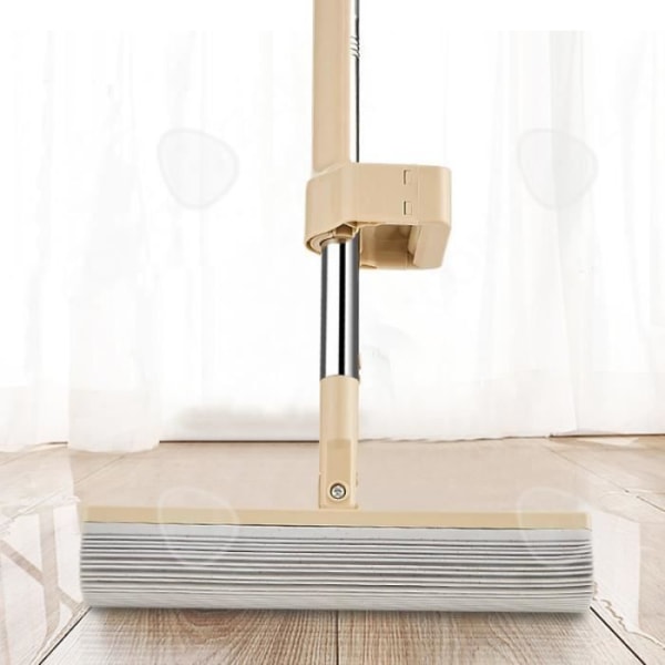 CONFO® Mopp, gummibomull, roterande, dammskjutare, handtvätt, svamp, lazy, multifunktion, 3 rotationer