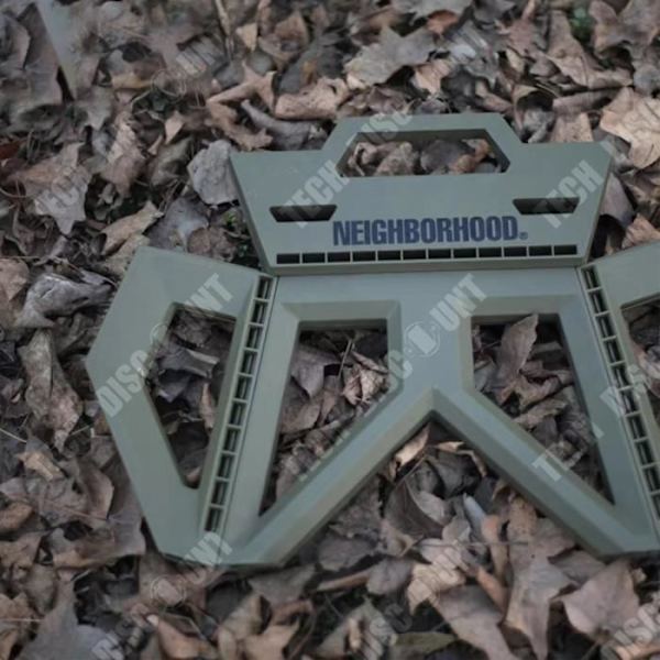 TD® Utomhuscamping Taktisk stil Fällbar Trend Plaststol Fiskebänk Ishink Stativ Fällstol