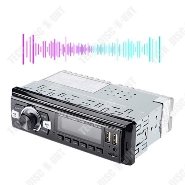 TD® Autoäänentoisto MP3-kortti U surround-äänilaatu langaton FM-radio sisäänrakennettu DVD CD piilotettu auto MP3-soitin sisäänrakennettu