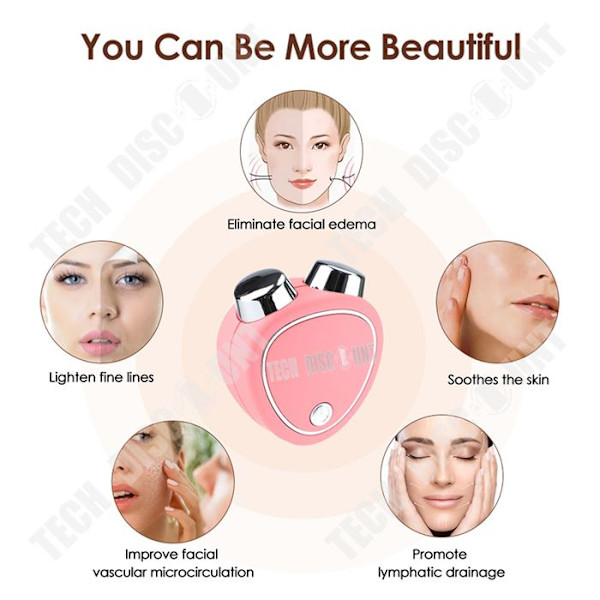 TD® Facial Beauty Instrument Microcurrent Lifting Roller Slimming Instrument Firming Facial Massager