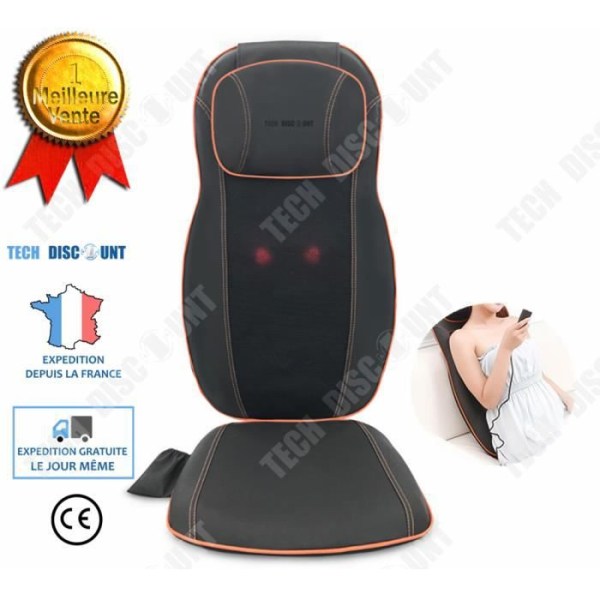 TD® Multifunktionell massagekudde för, nacke hela kroppen hemmakontor bil vibration, mode helkroppsmassage säte