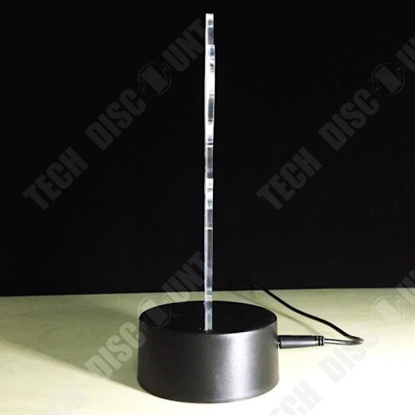 TD® Optisk bordslampa dekorativ touch 7 färger optisk illusion - bröllopsmodell - låg förbrukning USB-kabel eller 3 AA-batterier