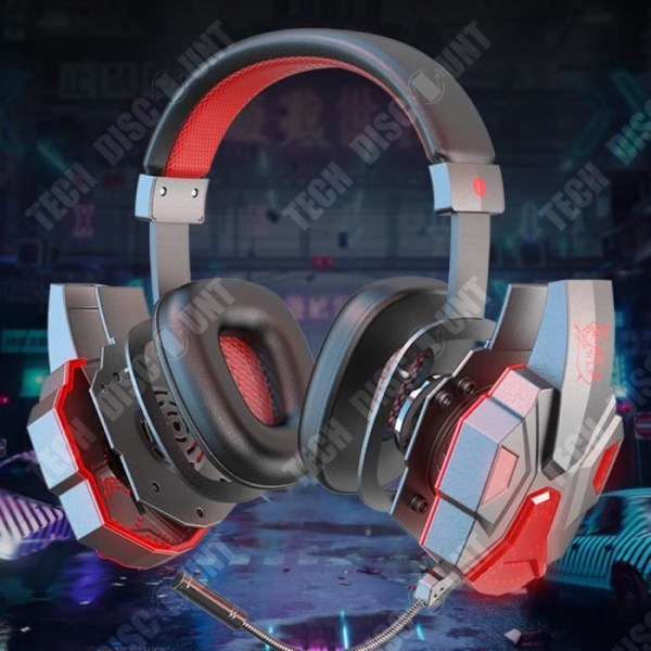 TD® Bluetooth 5.1 Gaming Headset Dual Mode Trådlös HD-brusreducering Senseless Delay Pluggbar brusreducerande mikrofon
