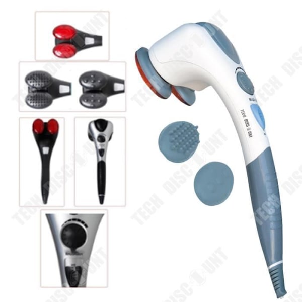 TD® Anti-cellulite massage device for back, scalp, face, cervical, body, vibration, body well-being, electric warming stick