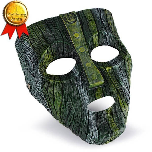 Forklædt Monster Maske Cosplay Prank Gud Halloween Harpiks - CONFOZEN - Rocky - Grøn - Voksen