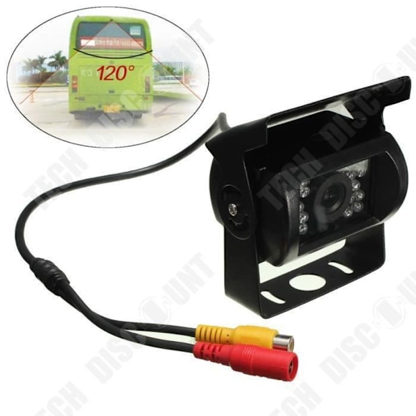 TD® Infrapuna-taustakamera / Sateenkestävä taustakatselu 7″ LCD Peilimonitori Vastaanotin Takaisin Näkymä Yö Näkyvyys kuorma-autoille linja-autot