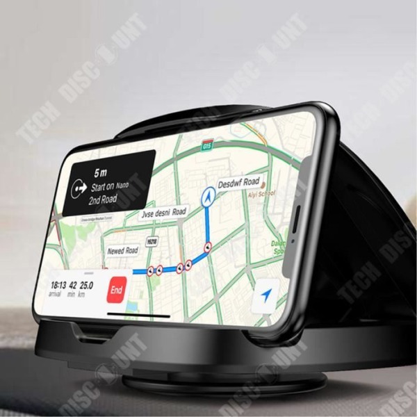 TD® 360 ° kääntyvä imukuppityyppinen auto instrumentti suora näkymä auton keskikonsoli puhelinteline