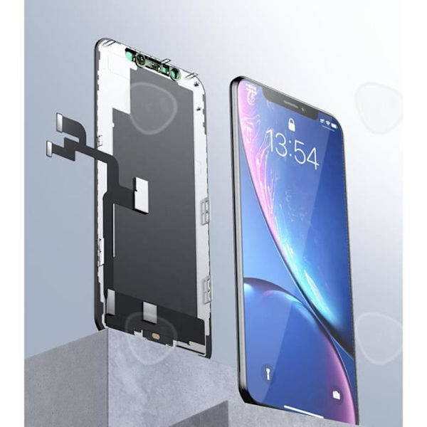 CONFOZEN® Mobiltelefonskärm för iPhone XS High Definition-skärm Touch Sensitive