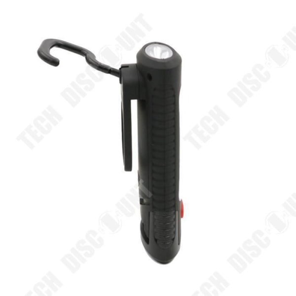 TD® Lampe Lanterne Bærbar 3 LED - Multifunktionel Arbejdslygter Camping Lommelygte Cykellygte Sort