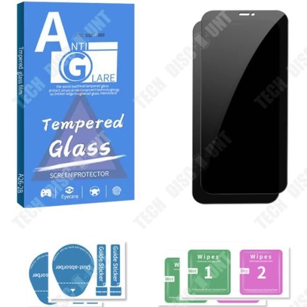 TD® Anti-fingeravtrycksfilm iPhone 12 pro 2PCS Stark anti-fingeravtryck 30 graders anti-kik Motståndskraftig mot repor och nötning