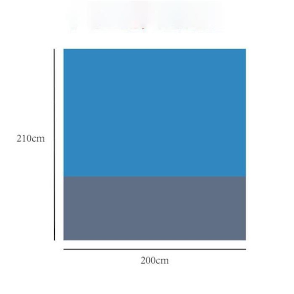 TD® Rannamatto Picnic Peitto Vedenpitävä 200 x 210 cm Hiekkaa Estävä Kannettava Pore- ja Retkiin blå