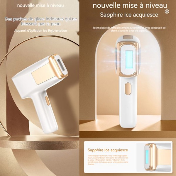 Epilator - INN - 5 hastigheder - 2 tilstande - Fotonhårfjerning - 240V