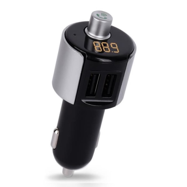 C27A Bluetooth Car FM-sändare Handsfree Call för bil Två USB-portar