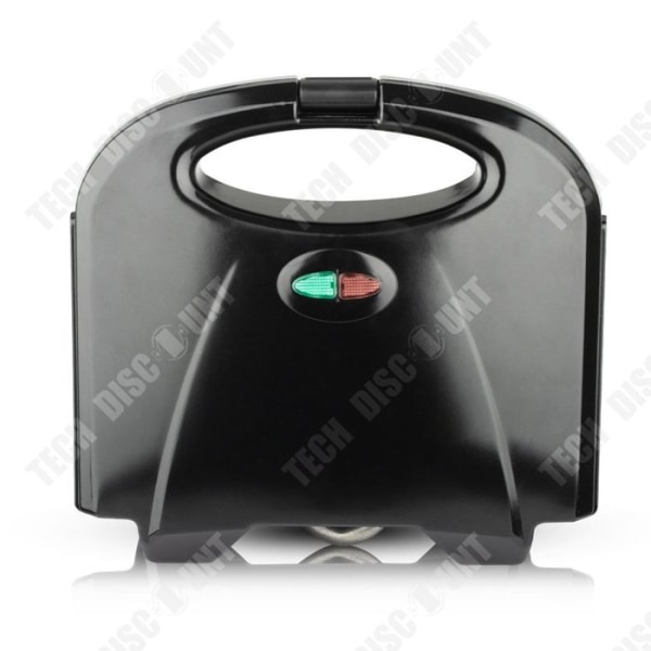 TD® smörgåsfrukostmaskin, triangelbrödmaskin, helautomatisk våffelbryggare, 650W Black Home