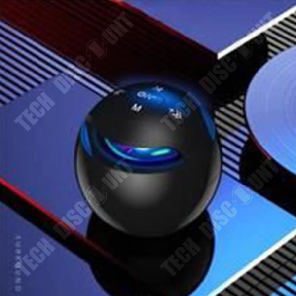 Bluetooth-højtaler - TD® - CL6306 - Sort - Bærbar højtaler - Indbygget subwoofer Svart