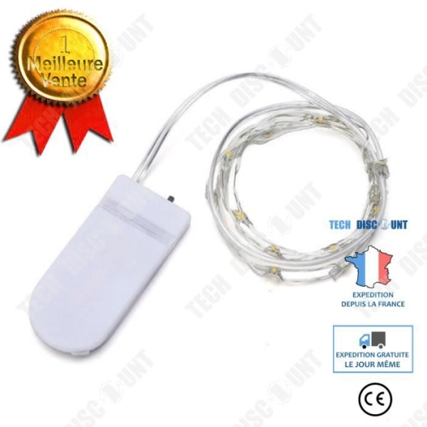 TD® Silver Wire String Lights LED String Lights Christmas Fairy Lights - Modell: Grön 2M 20LEDS - MILEDCA1