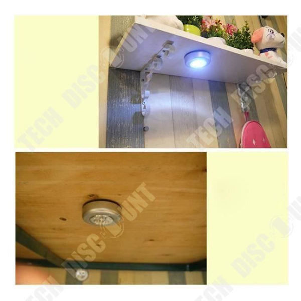 TD® Ampulli 3 LED Kaappi-/Monitoimivalo/Autoarkku/Pukuhuone/Kiinnitettävä valaisin/Tukivalo