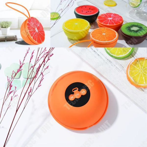 TD®-högtalare Bärbar Bluetooth-högtalare Kraftfull Grapefrukt Big Power Söt musiktelefon Datorenhet