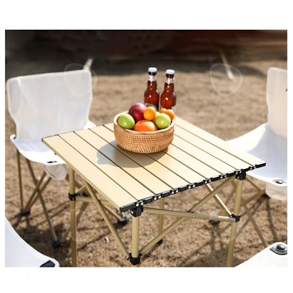CONFO® Utomhusbord och stolset Vikbart picknickbord Fristående campingbord Allegering Utomhusbord