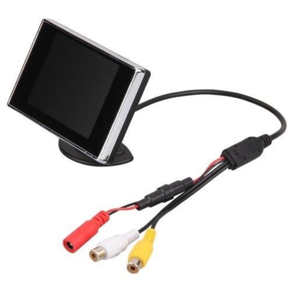 3,5" TFT LCD bakre bildskärm för bilkamera