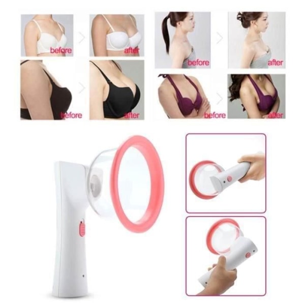 TD® kvinnlig bröstförstoringsmaskin Vakuumpump Massiv bröstvårtkopp Elektrisk komfortpump Alla hudtyper