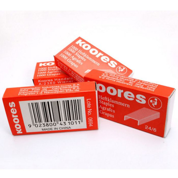 Staples TD® 1000stk Universel 12 Gauge 24/6 Kobber