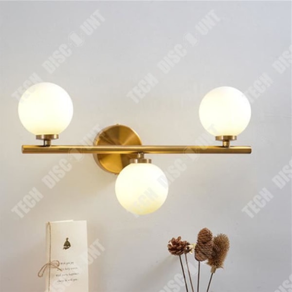 TD® 3 Head Orb Vägglampa Varmt Ljus Kreativt Personligt ögonskydd mot mjukt ljus Korridorvägglampa