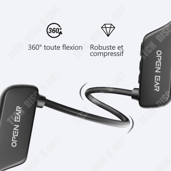 TD® Langattomat Bluetooth-kuulokkeet, ei sisäkorvakuulokkeita, Bluetooth-äänenvaimennus, todelliset luukkuvuorikoukut.
