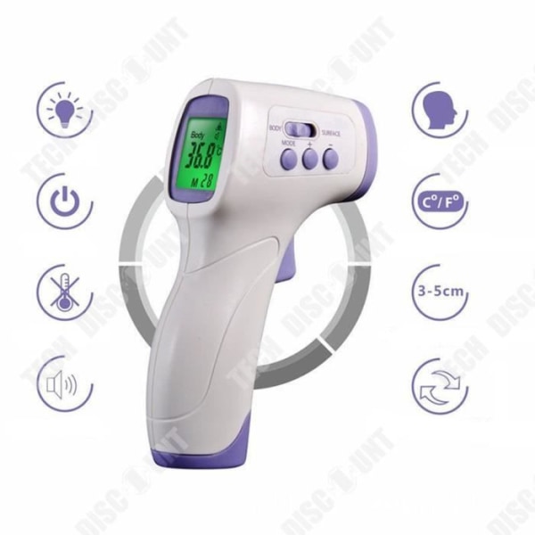 TD® Certificering CE Infrarød termometer uden kontakt til menneskekroppen Elektronisk pande termometer