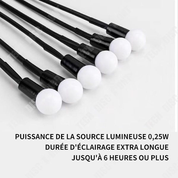 TD® Vandtæt solcellelampe, LED solcellelampe egnet til have, gård, plæne, udendørs belysning, nat scene, dobbeltmodus gadelampe