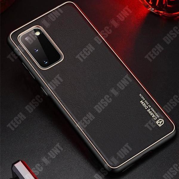 TD® Samsung Galaxy S20+ telefonetui, anti-kollisions etui med forgyldt galvaniseret kant