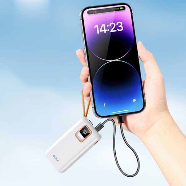 TD® 22.5W 10000mah mobiililaite PD kaksipuoleinen irrotettava ultrakevyt power bank