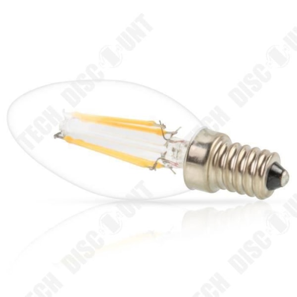 TD® C35 E14-lampor Paket med 10 st Energibesparande Mjuk ljuseffekt