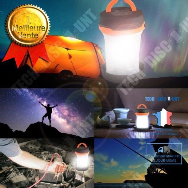 TD® Hopfällbar Bärbar Campinglampa Nattlampa Ficklampa Bärbar Lampa För Belysning Camping Vandring Utomhus Nattlampa
