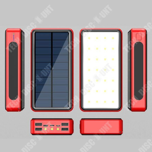 TD® Kannettava pikateholataus 30000 mAh monitoiminen retkilamppu puhelimen akkukäyttöön