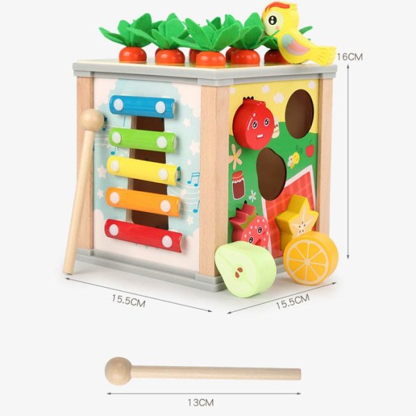 TD® 15,5*15,5*16cm Pariliittomoduulit Turvallinen ja terve 9 tapaa leikkiä