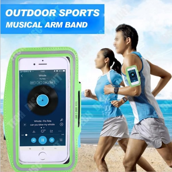 TD® Dual Loop Bredjustering Mobiltelefonarmband Passar 4-6 tums mobiltelefoner