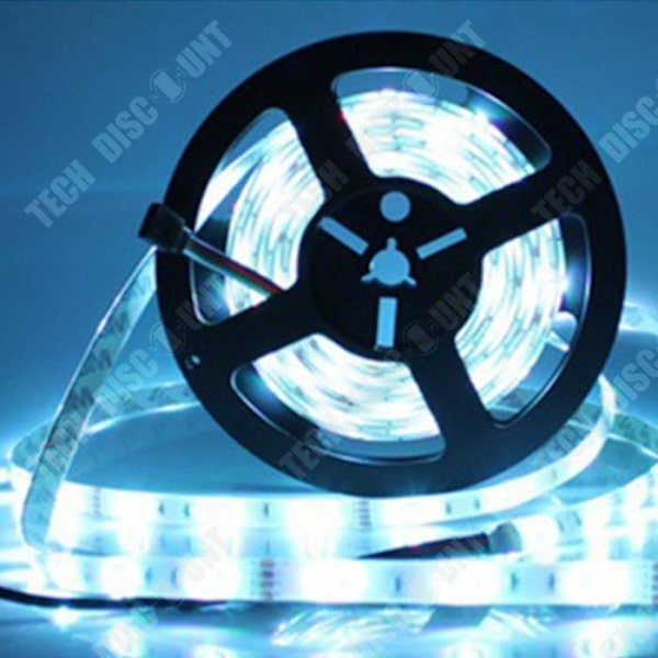 TD® Romantique Lysende Bånd 5 Meter 150 SMD 5050 RGB LED Strip + Infrarød Fjernbetjening 44 Taster + 5A 12V Strømforsyning