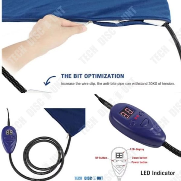 Värmemadrass - TD® - 50x50cm - Elektrisk - Utomhus - CE-certifierad