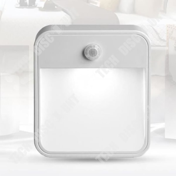 TD® LED Trådløs PIR Auto Bevægelsessensor Infrarød Natlys Skab Trappe Lampe
